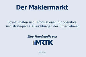 Studie: Der Maklermarkt 2011 - Sonderkonditionen für AMC-Mitglieder