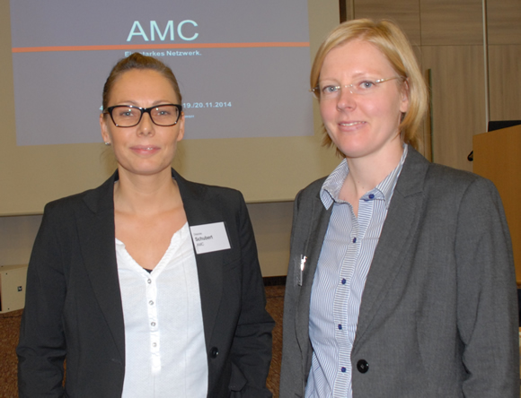 AMC und MSR im Gespräche Désirée Schubert (AMC) und Dr. Judith Glüsenkamp (MSR)