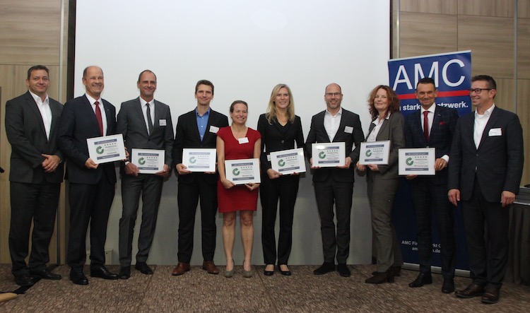 AMC-Award Nachhaltige Kundenorientierung 2018: Ausgezeichnete Versicherer beim AMC-Herbstmeeting